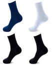 Unisex Anti-Odor EU 38-45 Bamboo Socks Super Soft Premium 4 Pairs